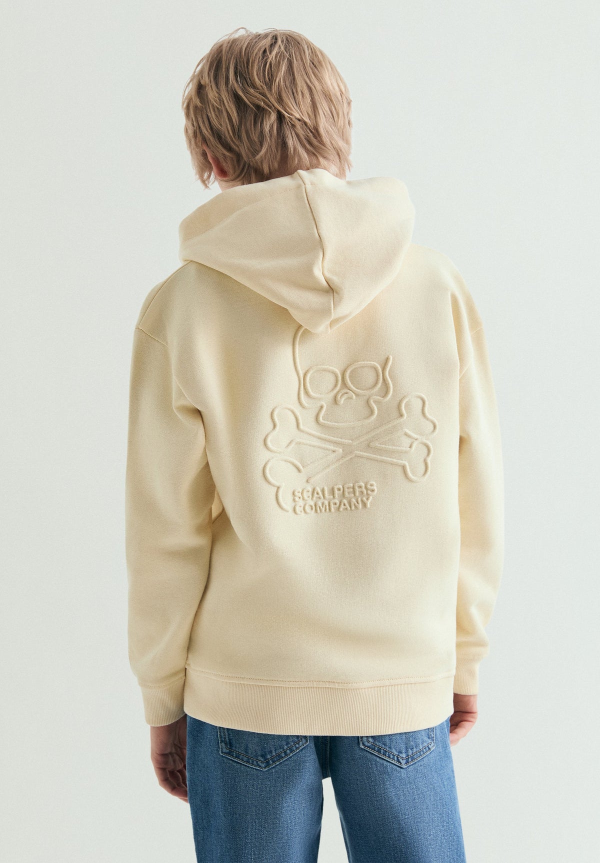 SKULL DETAIL HOODIE