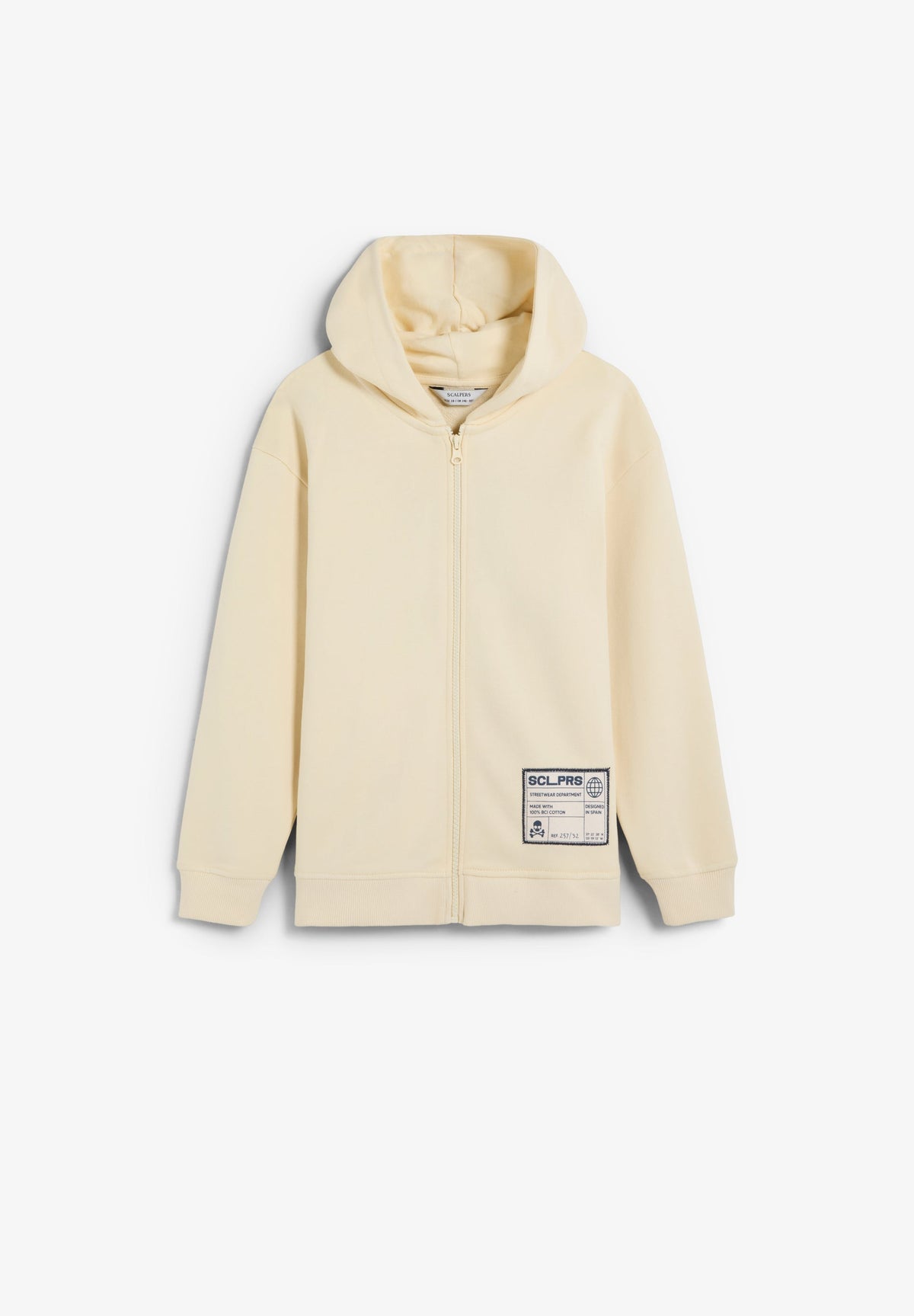 SKULL DETAIL HOODIE