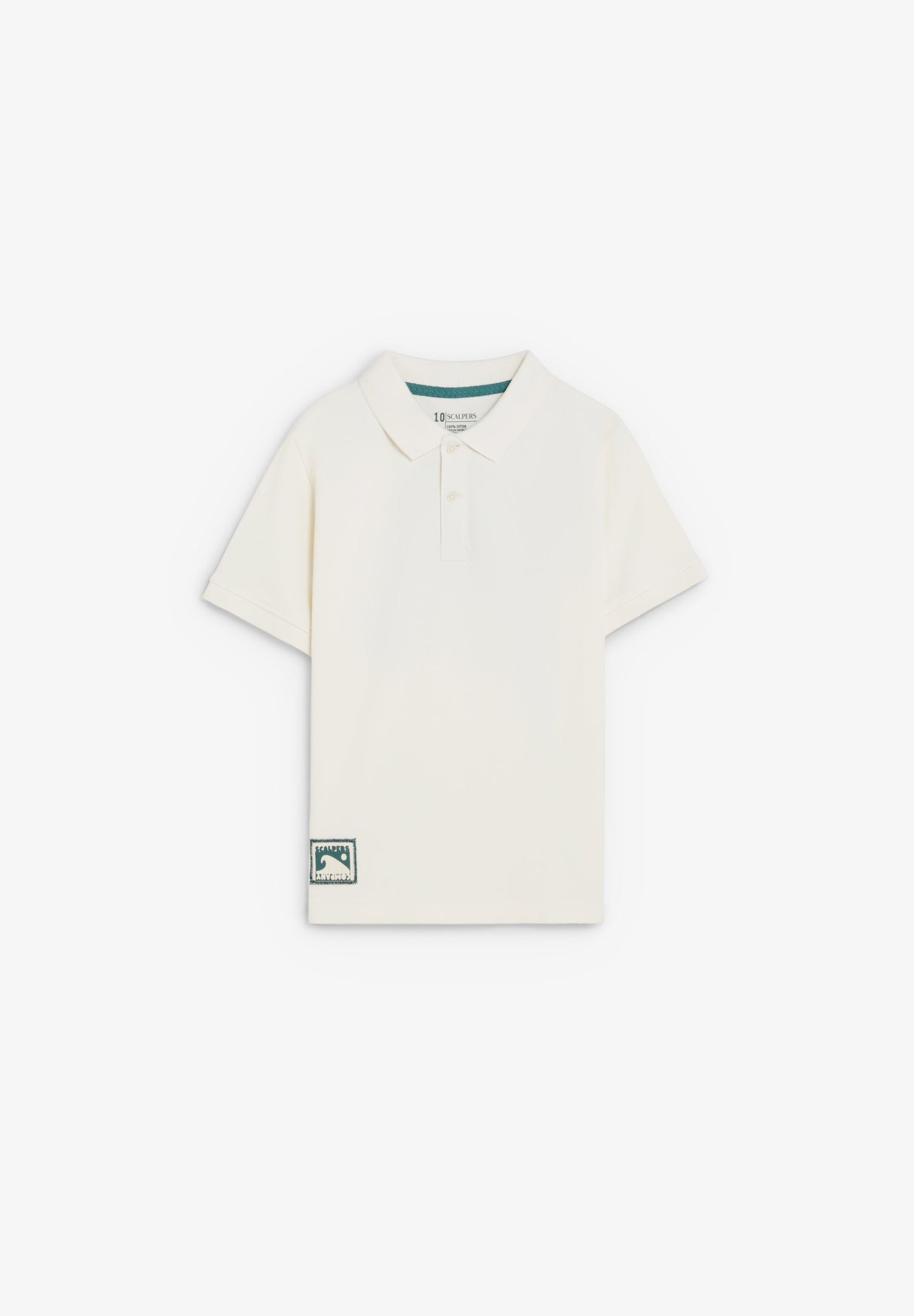POLO SHIRT WITH CONTRAST EMBROIDERED SKULL