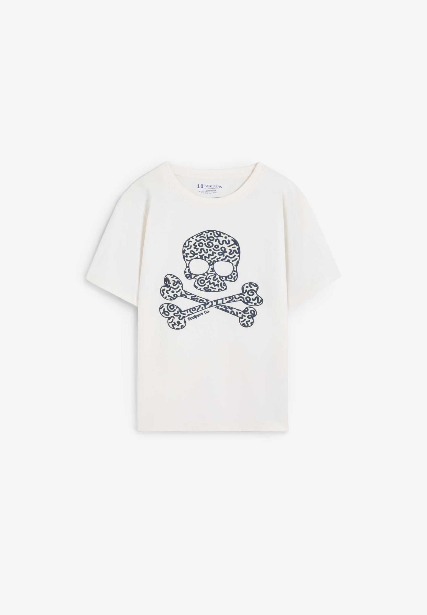 COTTON T-SHIRT WITH MAGIC SKULL