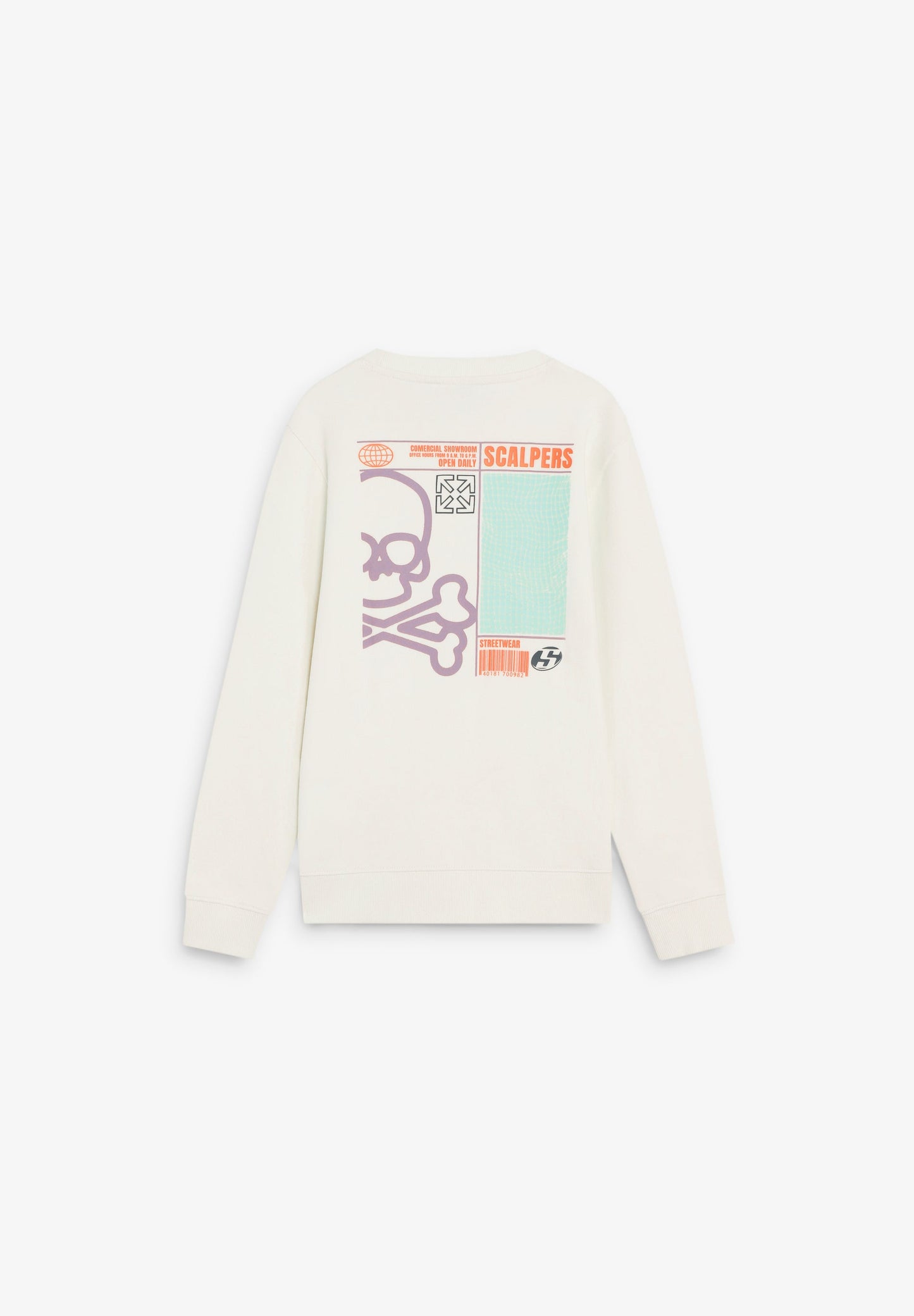 PRINTED SKULL HOODIE