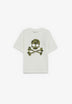 TROPICAL SKULL PRINT T-SHIRT