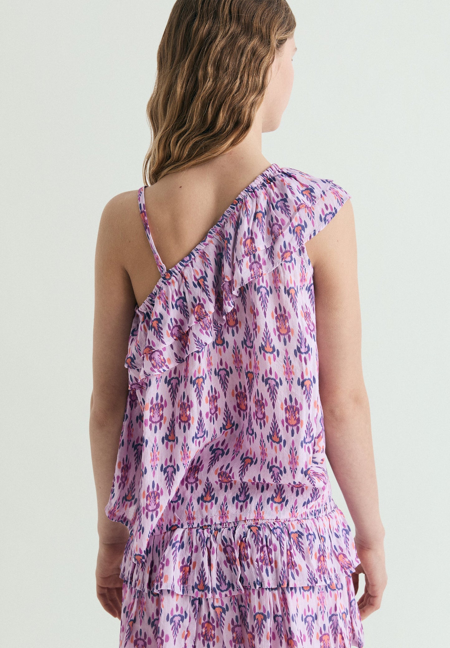 MULTICOLOUR ASYMMETRIC TOP