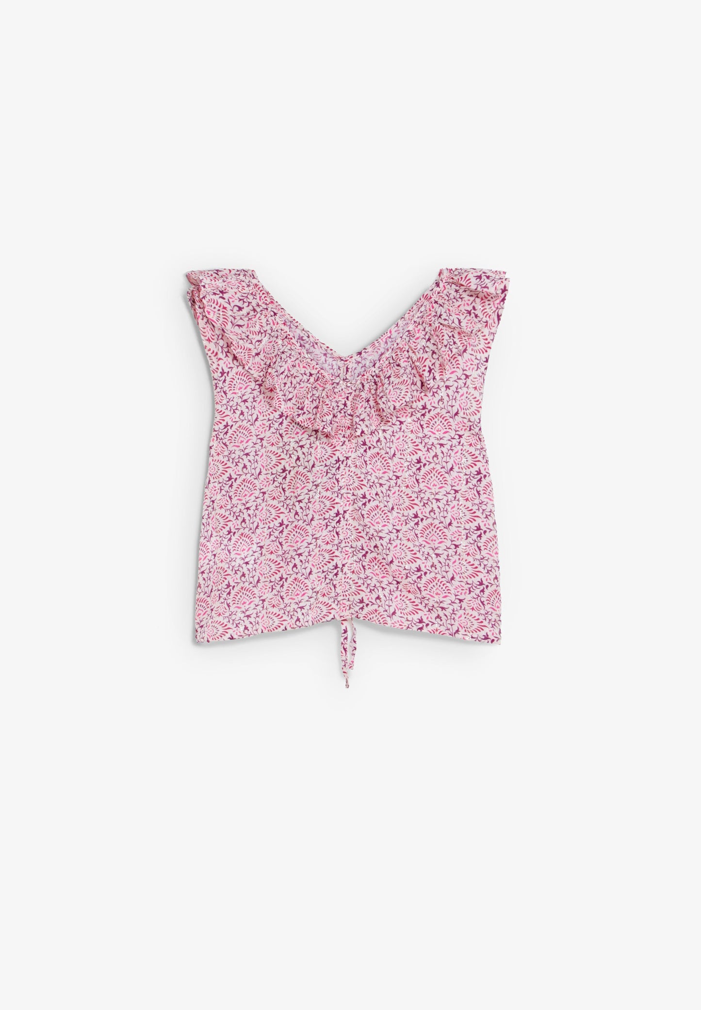 PRINTED FLOWING BLOUSE