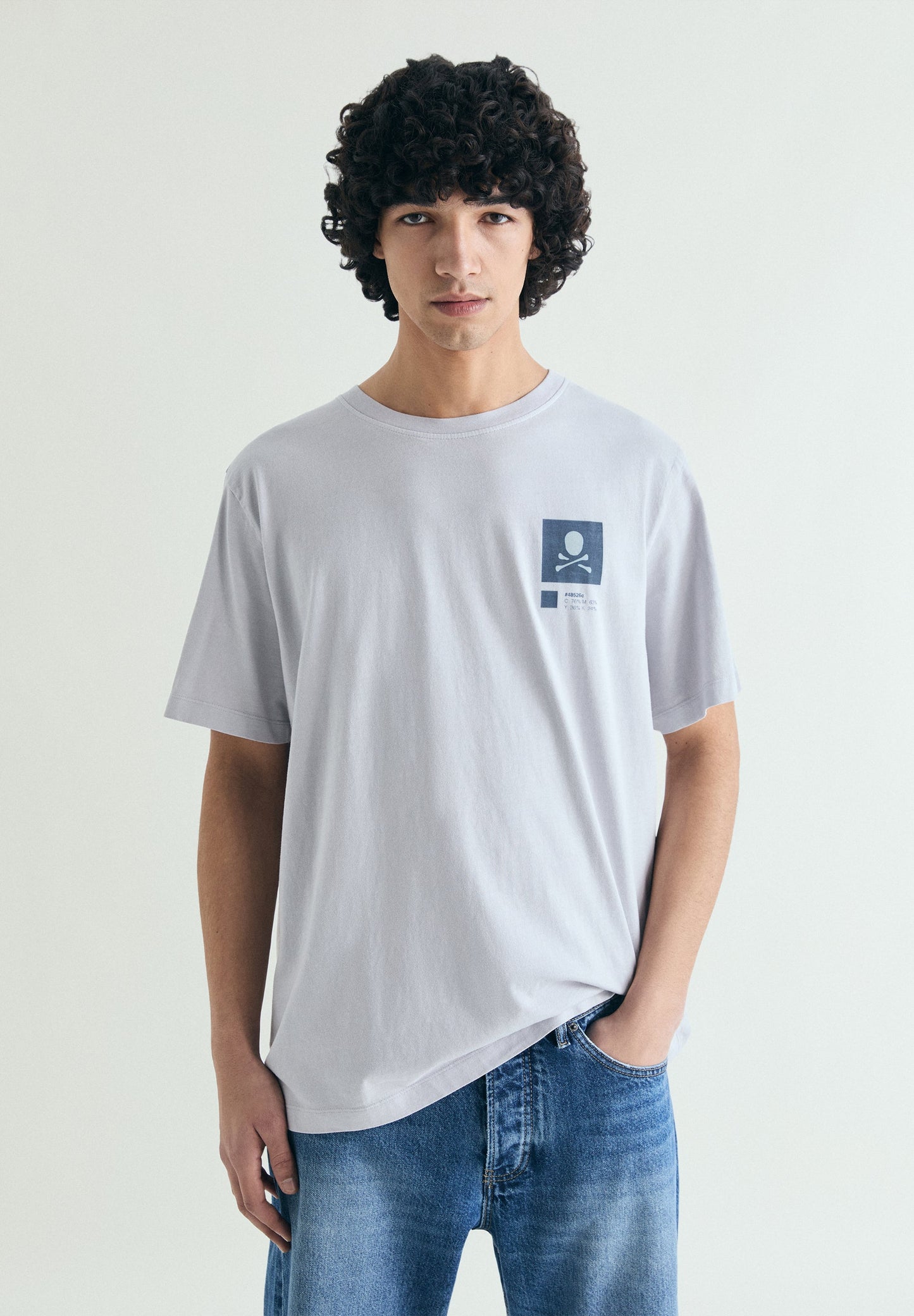 FADED PRINT T-SHIRT