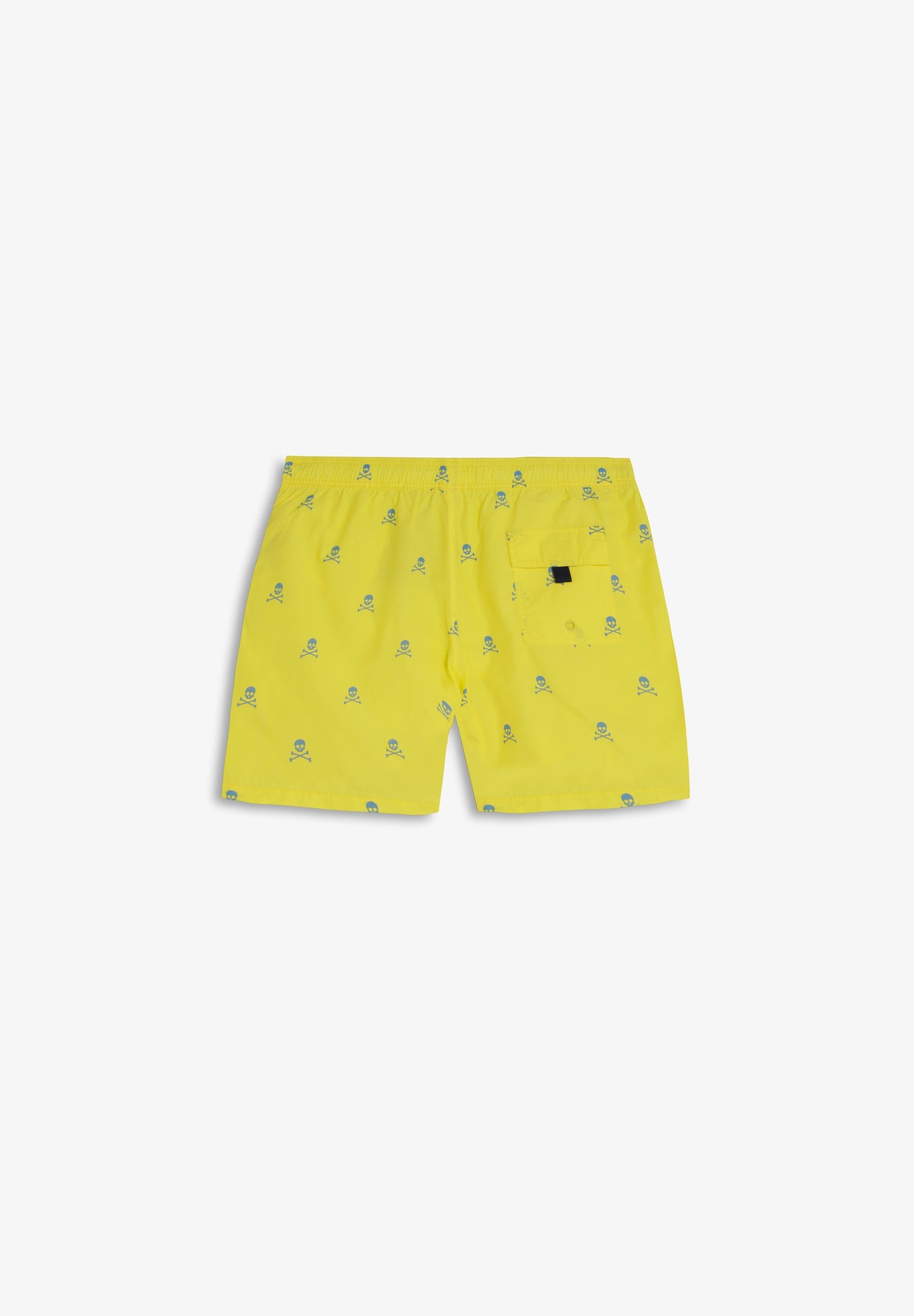CONTRAST SKULL SWIMMING TRUNKS