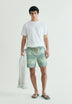 SKULL AND STRIPES SWIMMING TRUNKS