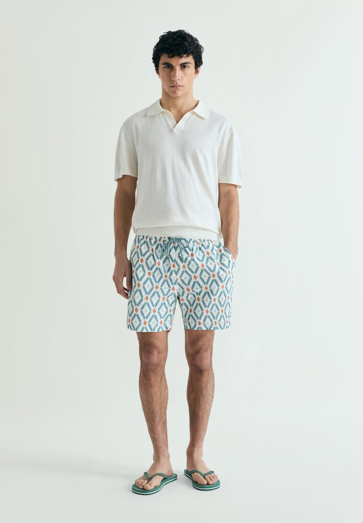 PRINTED SWIMMING TRUNKS