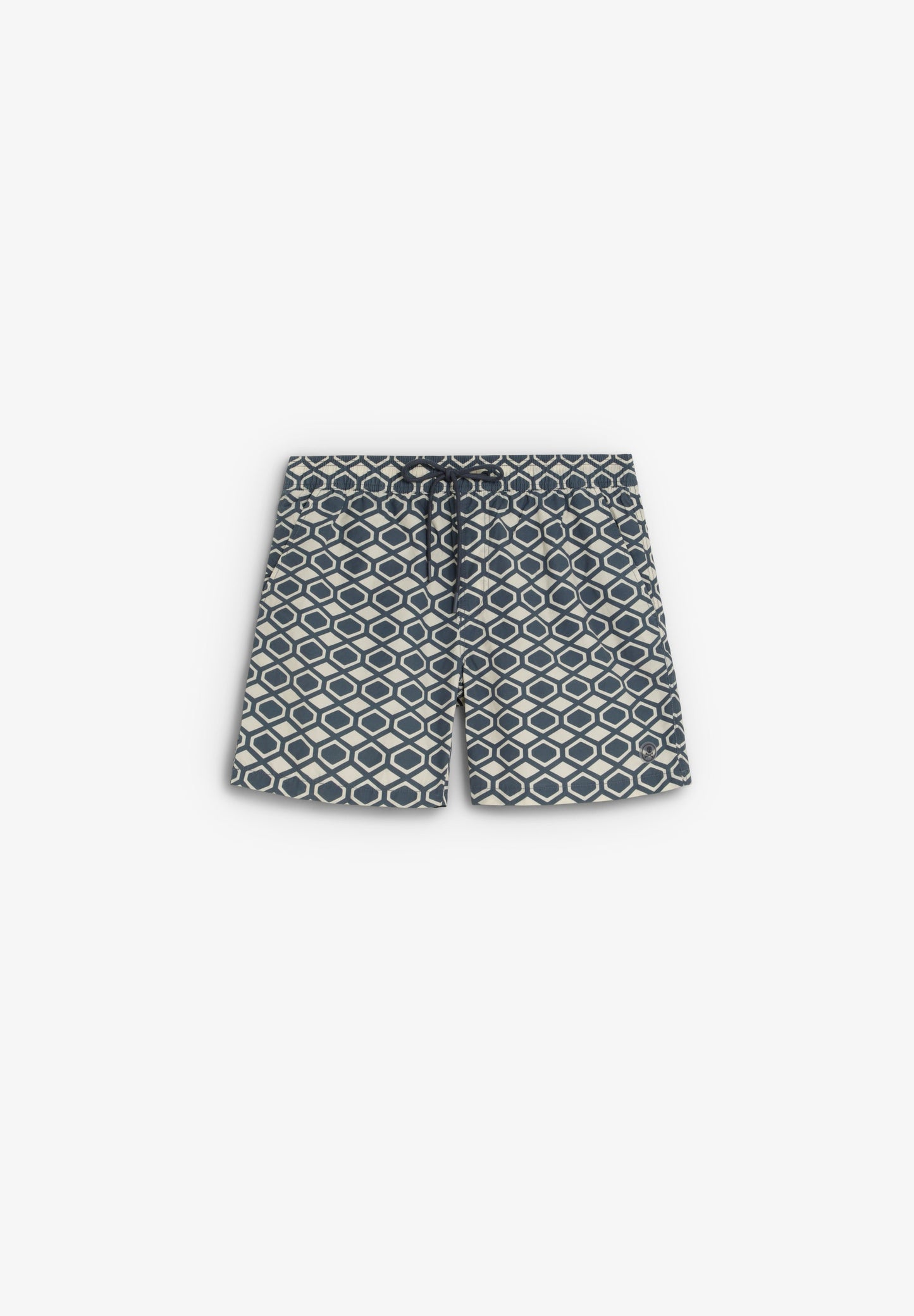 GEOMETRIC PRINT SWIMMING TRUNKS