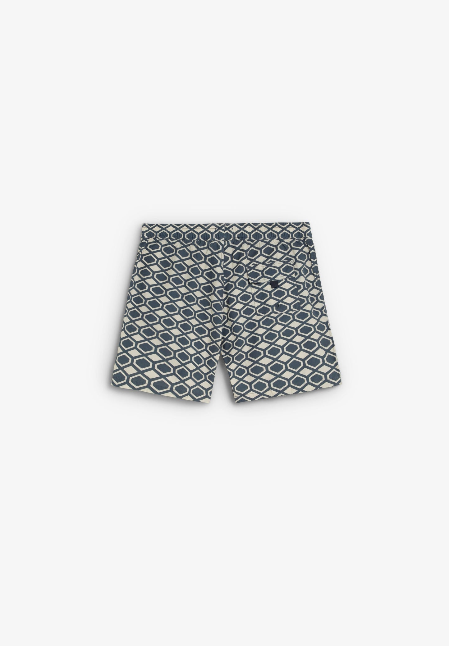 GEOMETRIC PRINT SWIMMING TRUNKS