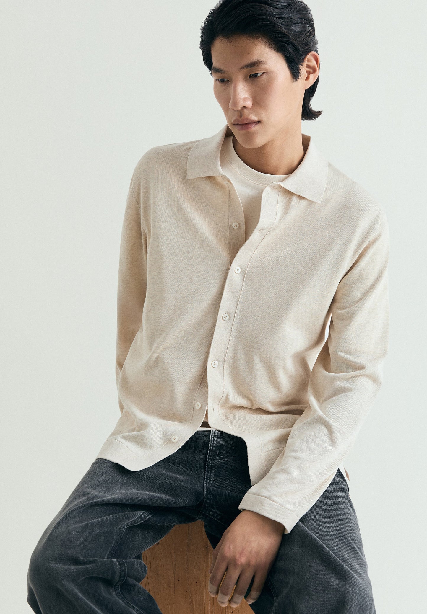 FINE KNIT CARDIGAN