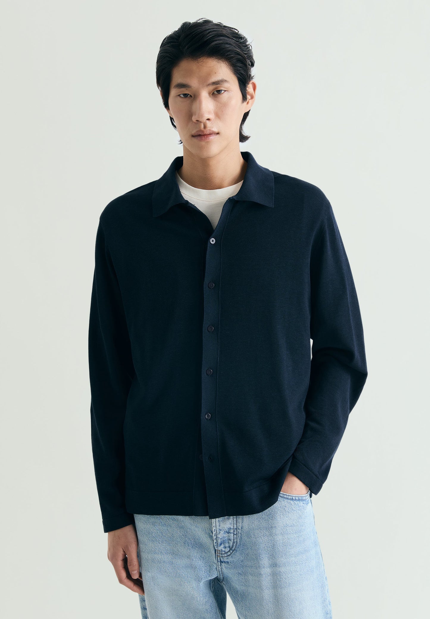 FINE KNIT CARDIGAN