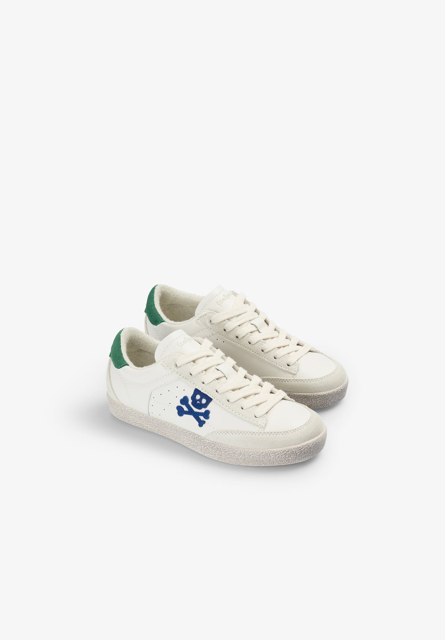 CONTRAST SKULL SNEAKERS