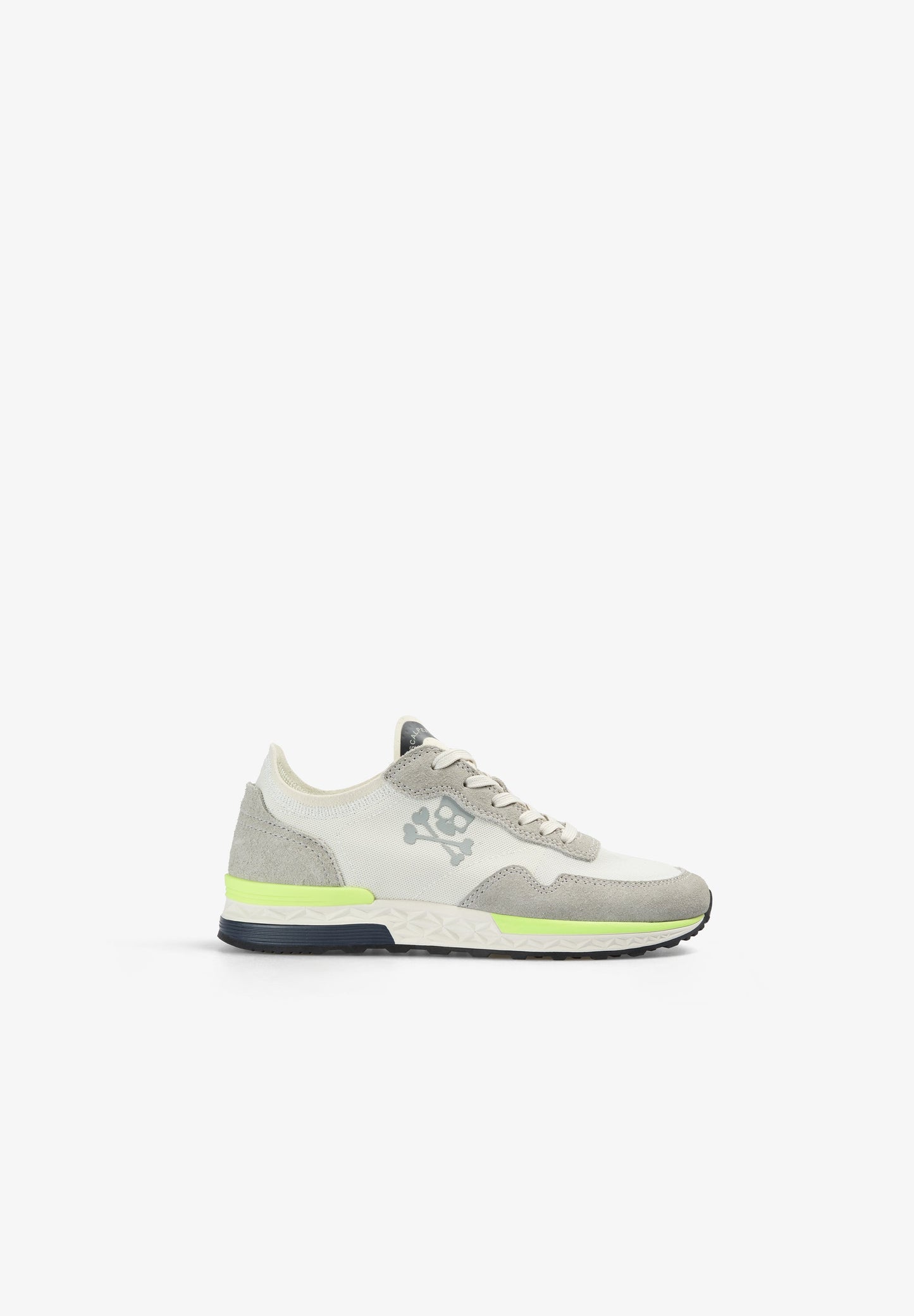 CONTRAST LIME RETRO SNEAKERS