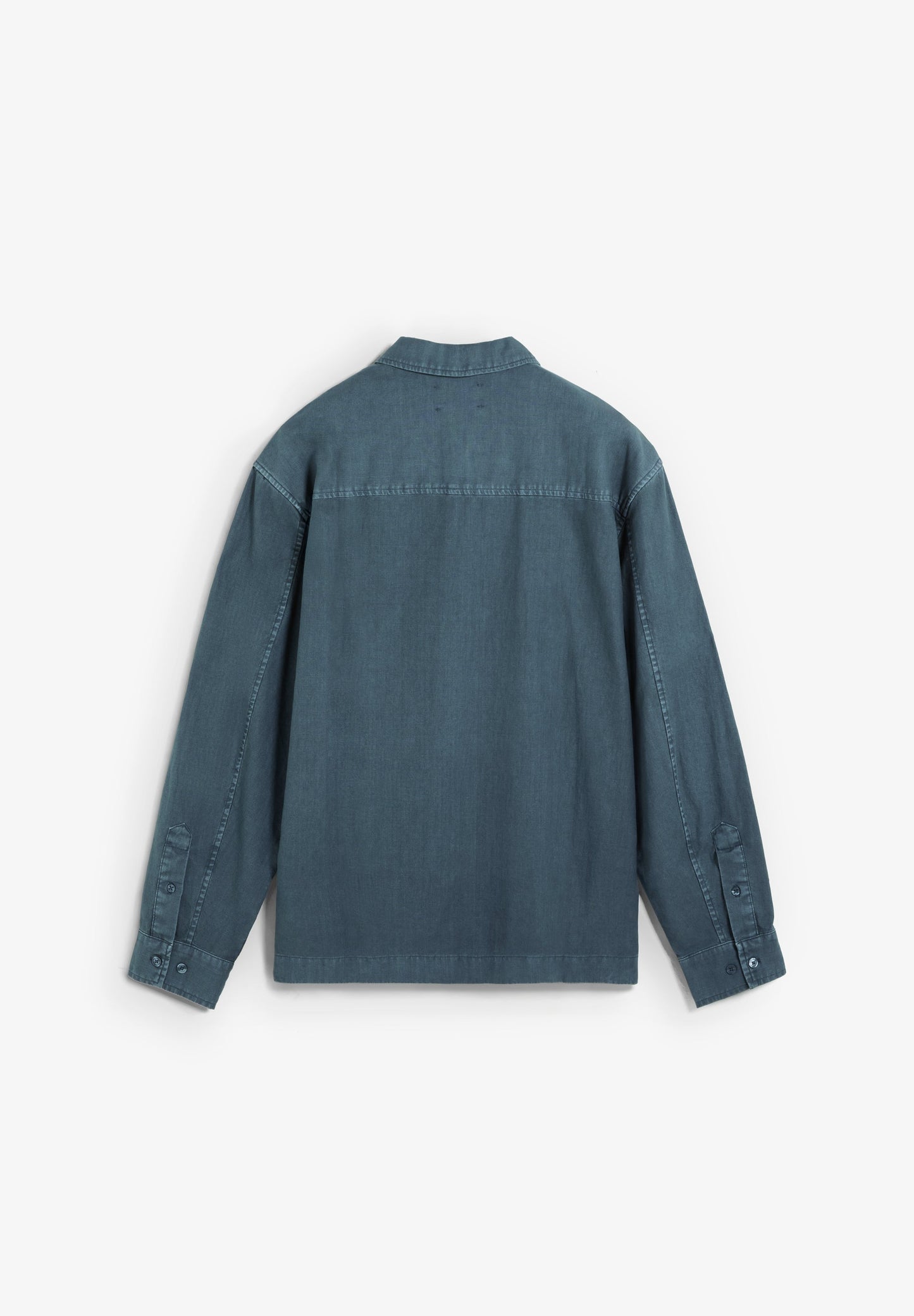 LINEN LOOSE FIT POLO SHIRT
