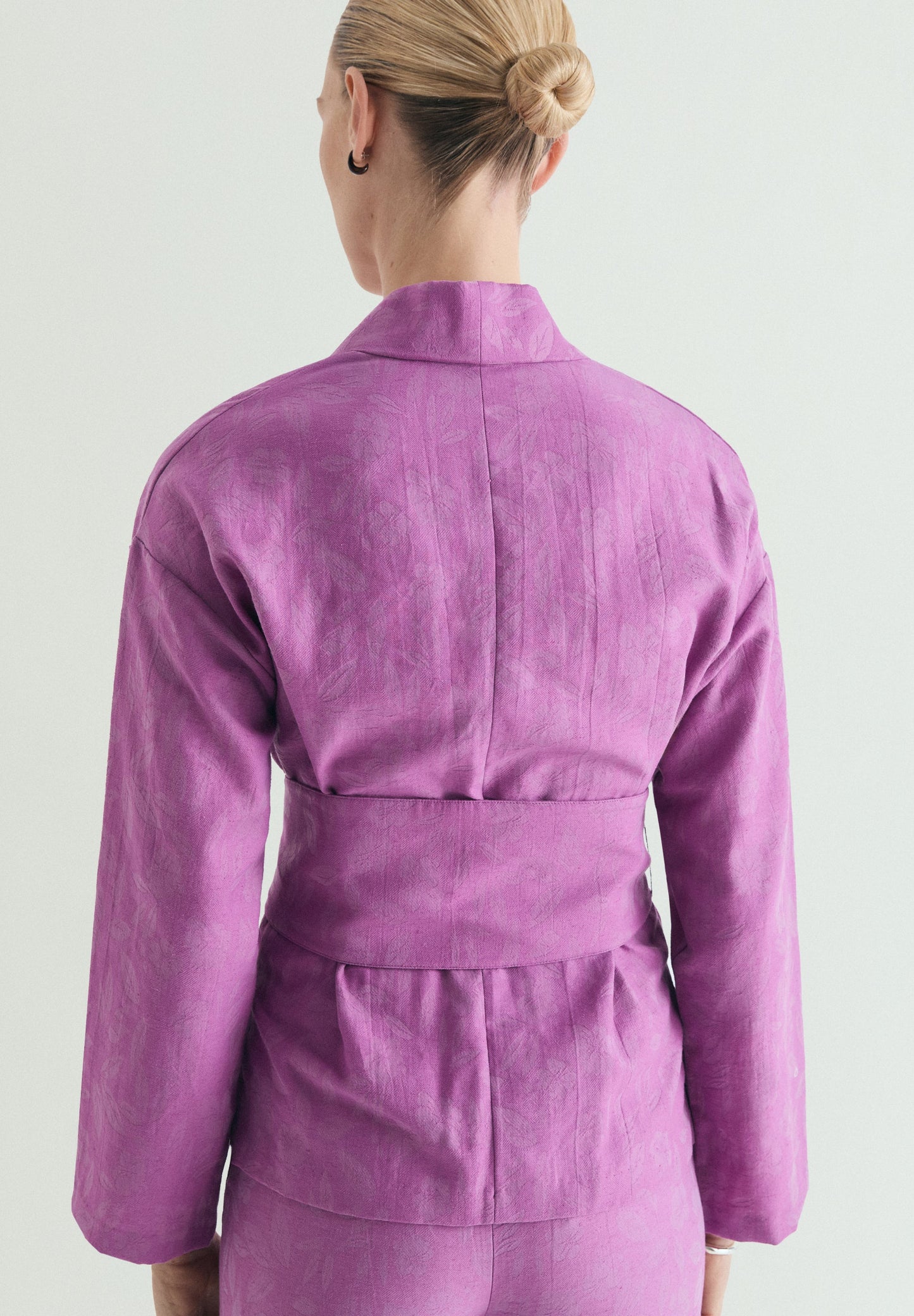 JACQUARD KIMONO BLAZER