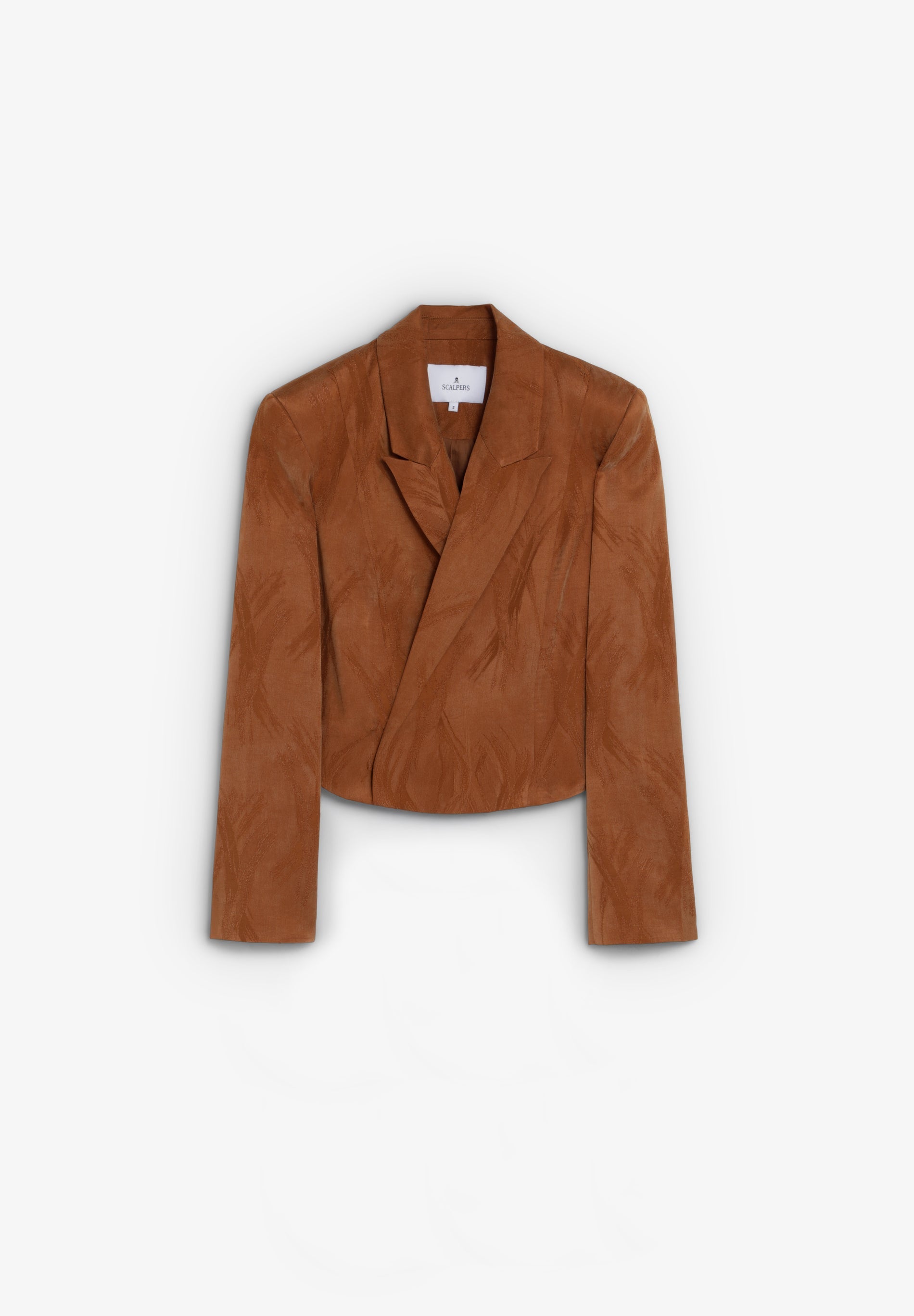 CROPPED JACQUARD BLAZER