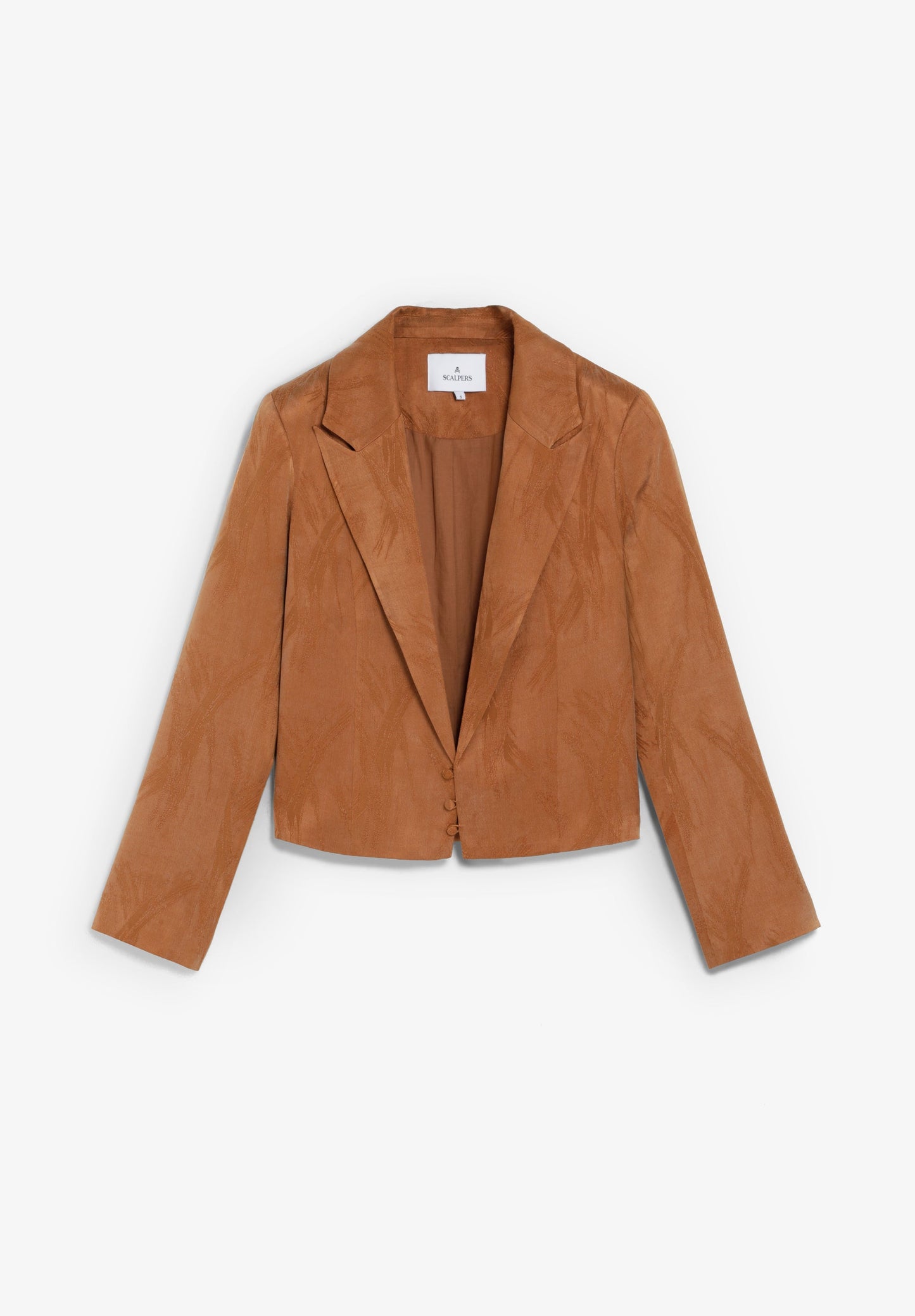 CROPPED JACQUARD BLAZER