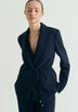 BLAZER WITH KNOT AT THE BELT