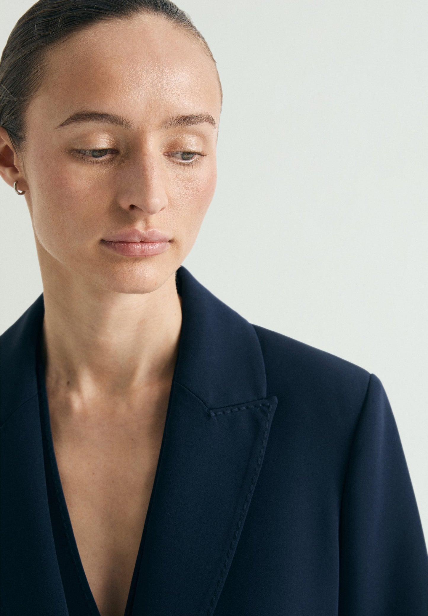BLAZER WITH KNOT AT THE BELT