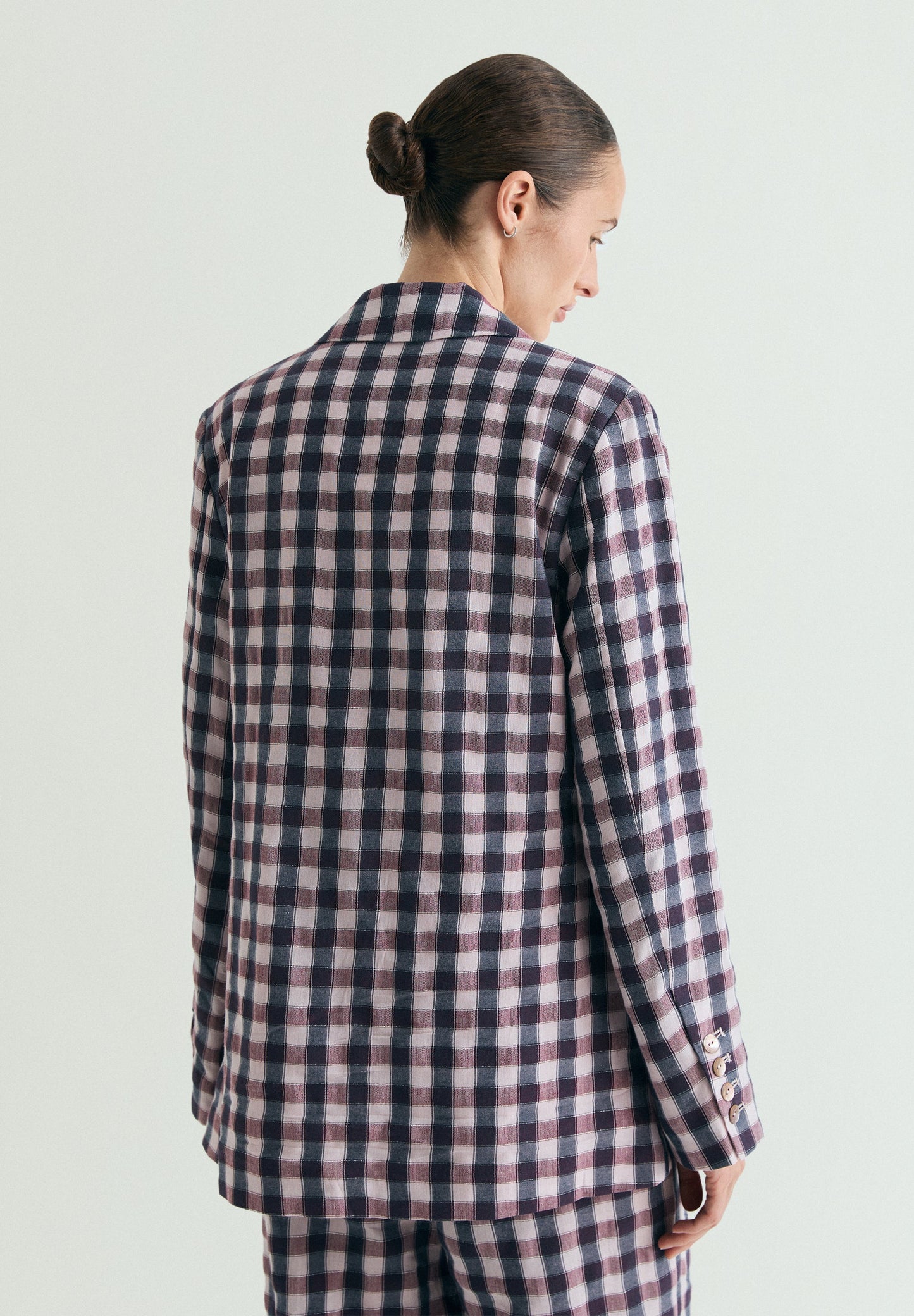 GINGHAM BLAZER