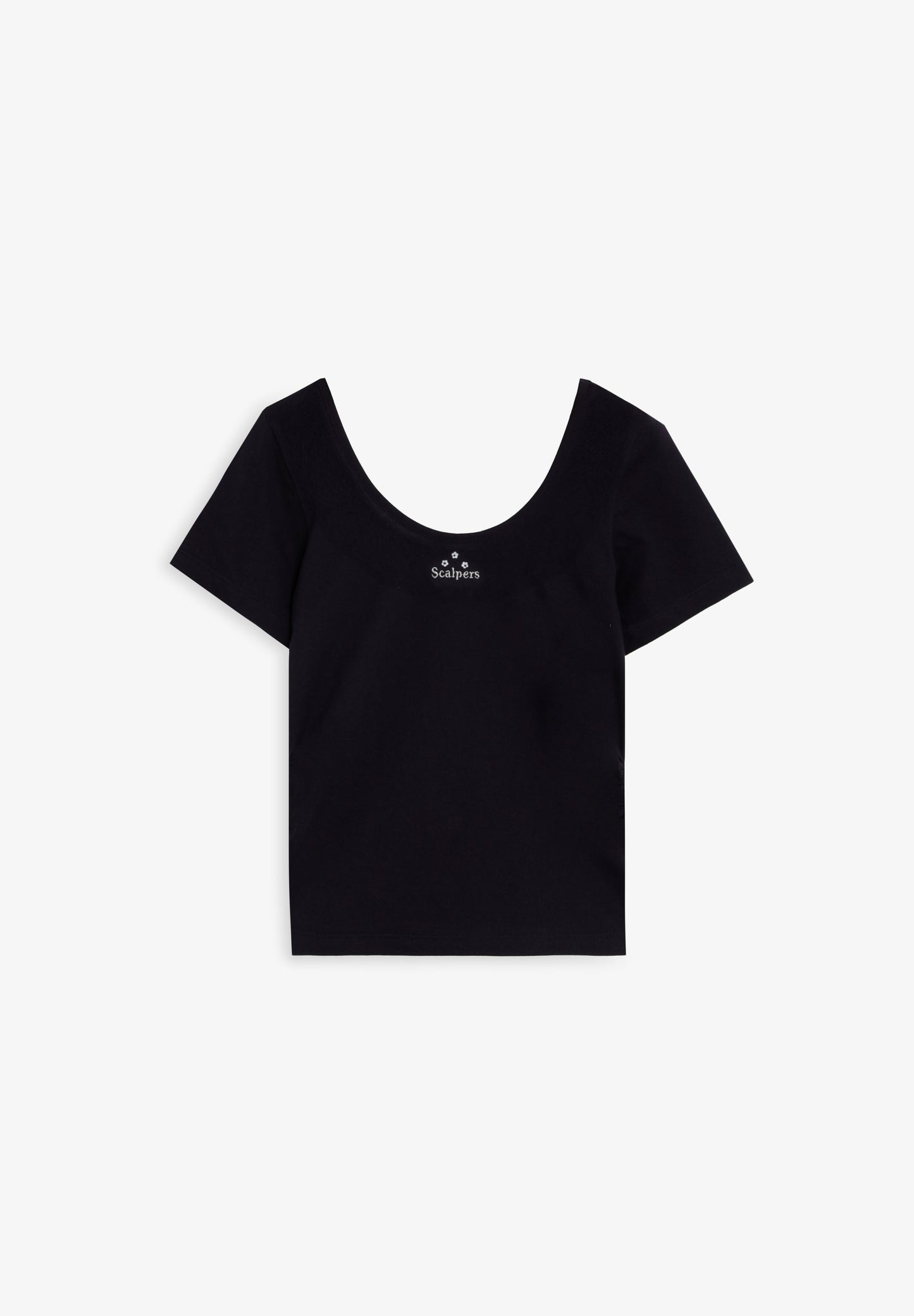 ROUND NECK T-SHIRT WITH BEADS