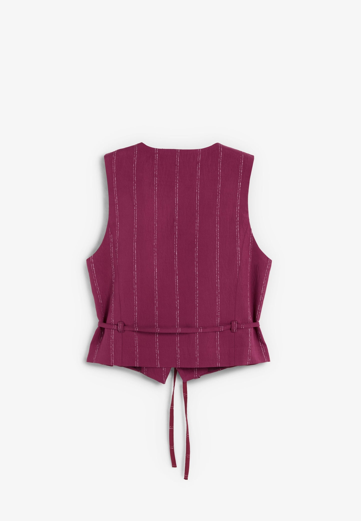 LONG DOUBLE-BREASTED WAISTCOAT