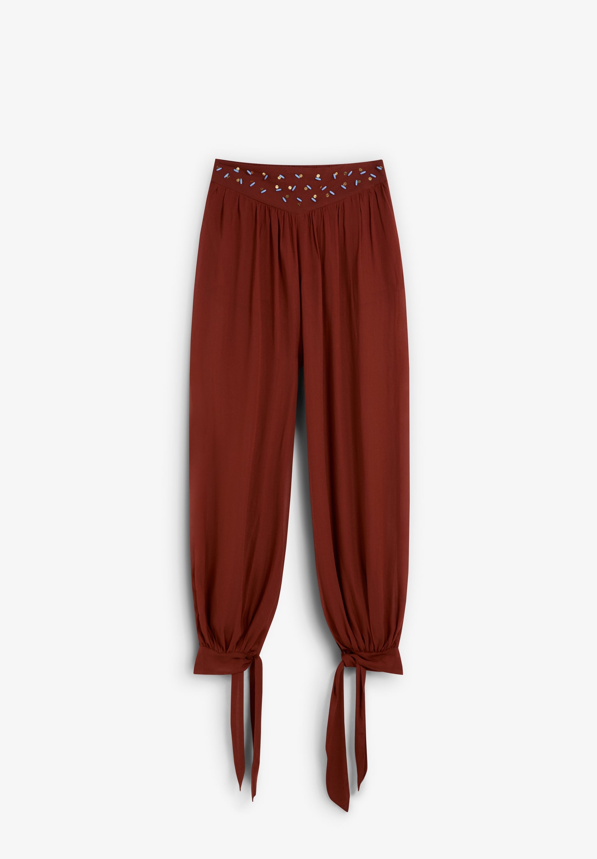 BALLOON TROUSERS WITH APPLIQUÉS