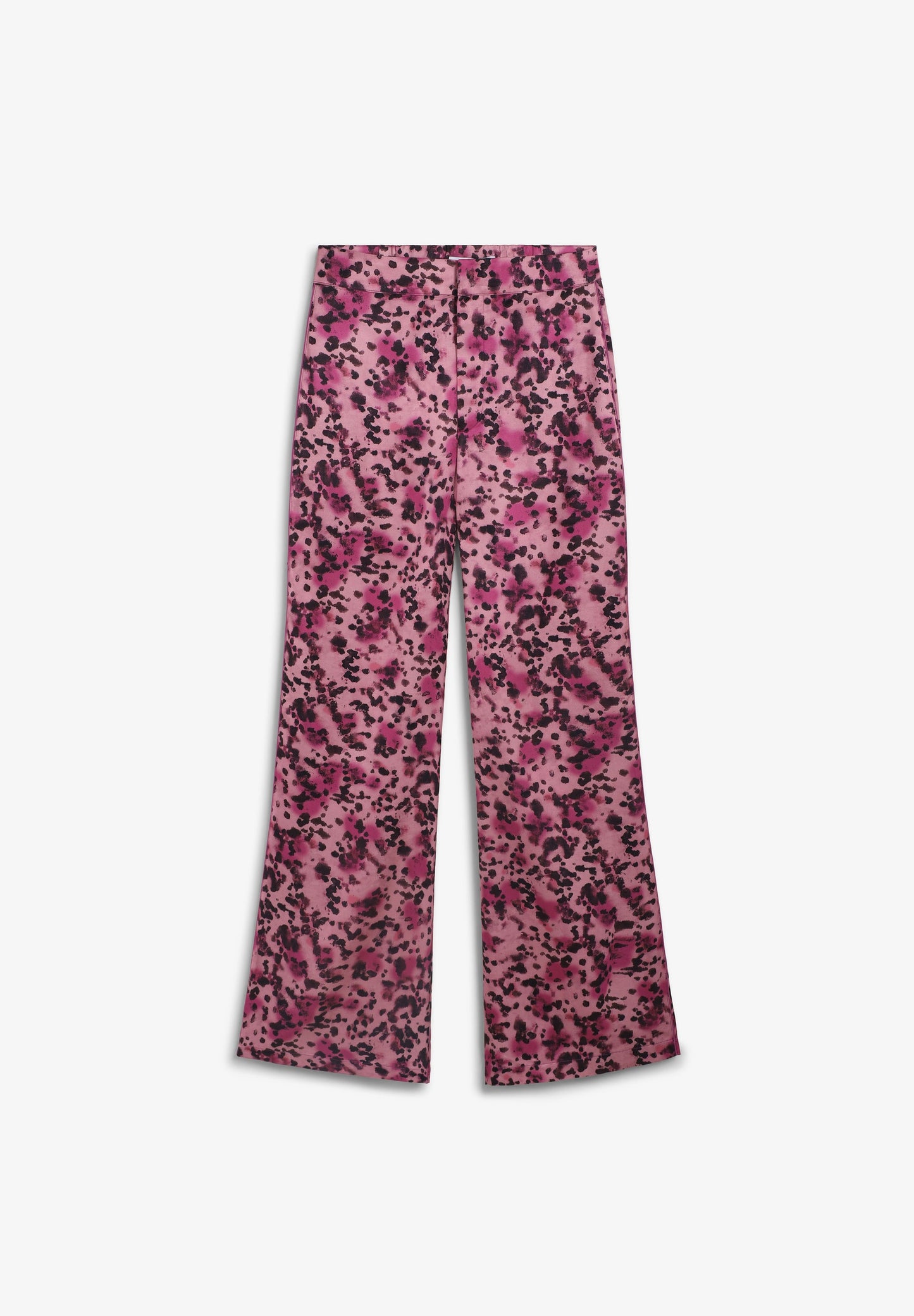 FLUID ANIMAL PRINT TROUSERS
