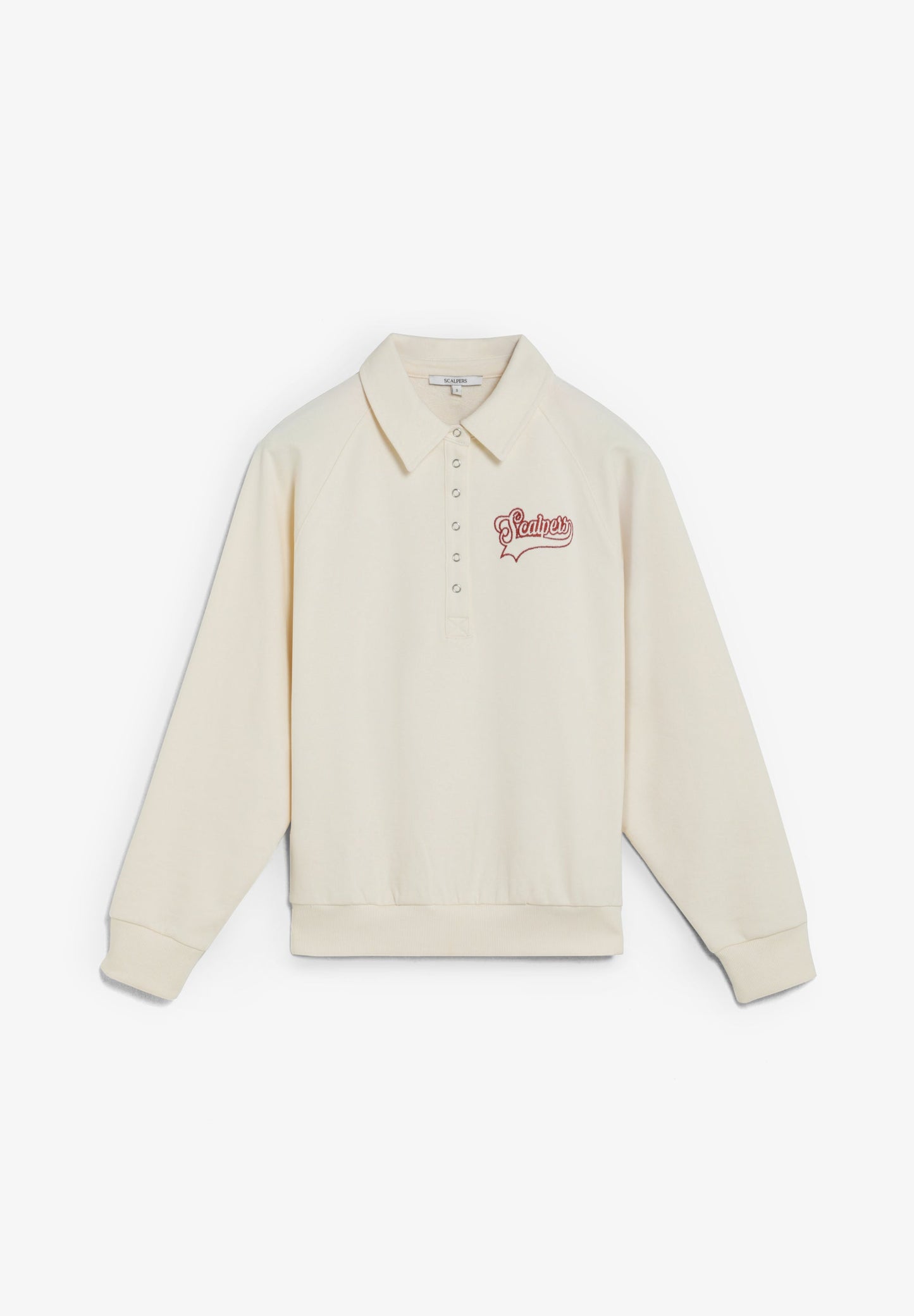 POLO SHIRT-STYLE SWEATSHIRT.