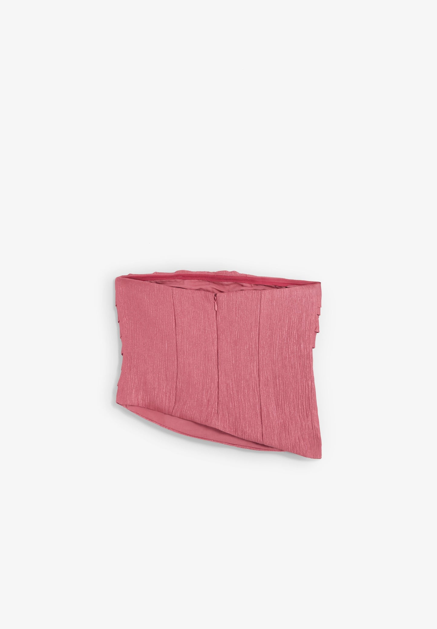 TEXTURED DRAPED TOP