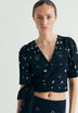KNIT TOP WITH BEADS