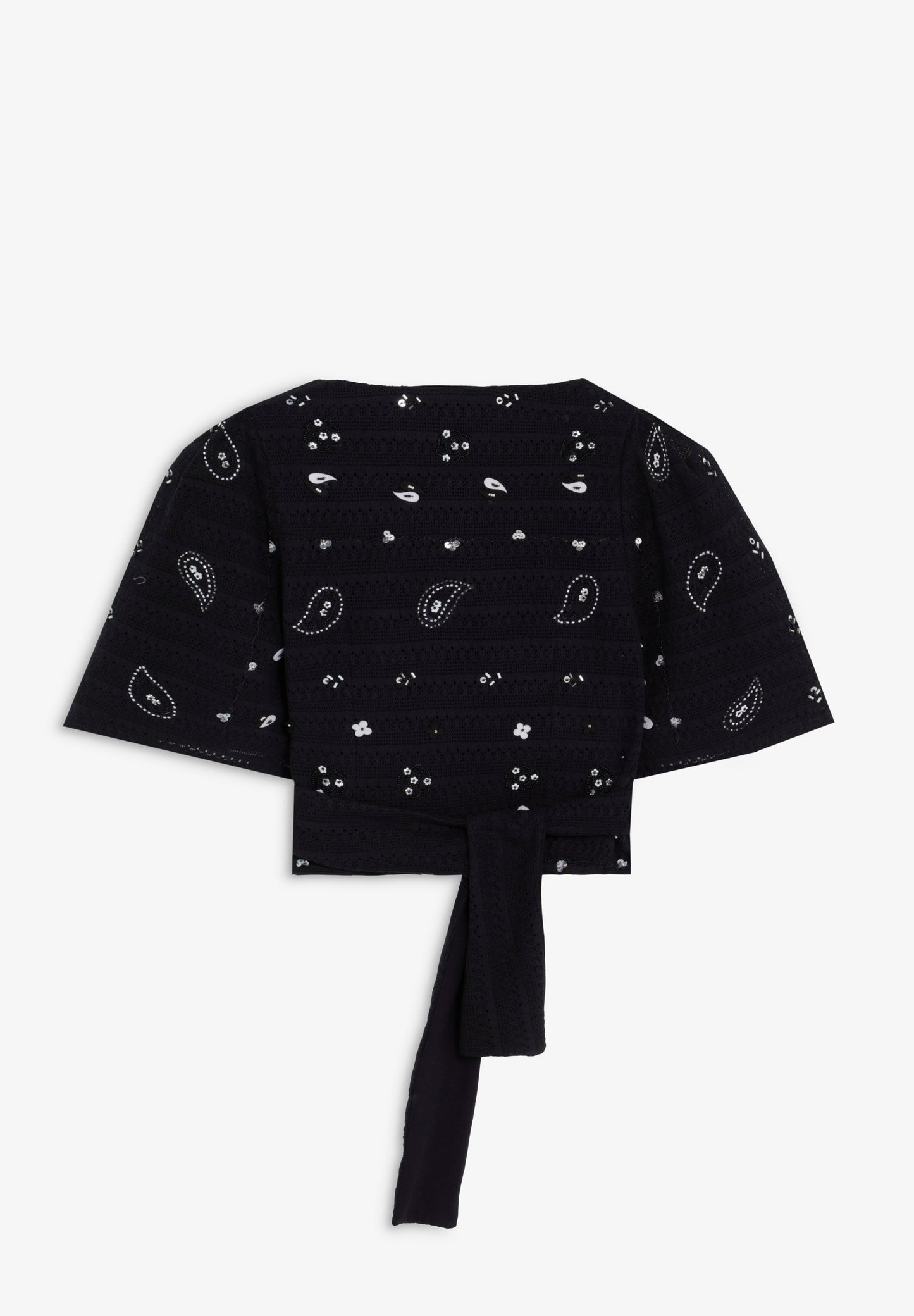 KNIT TOP WITH BEADS