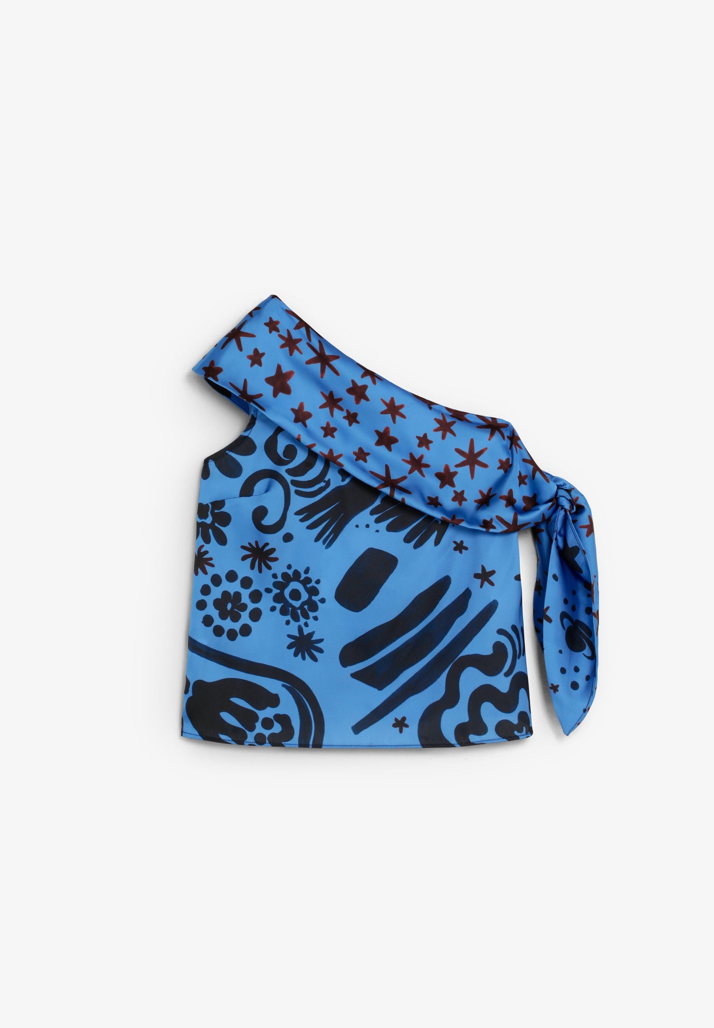 CONTRAST PRINT TOP