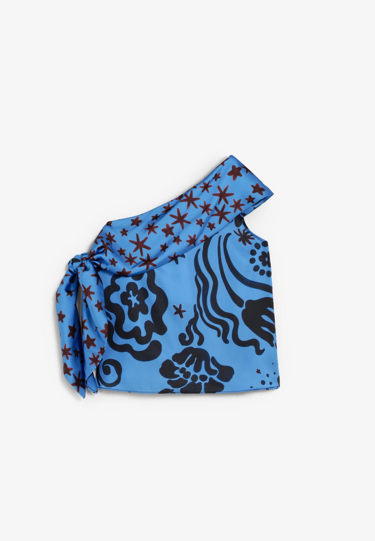 CONTRAST PRINT TOP