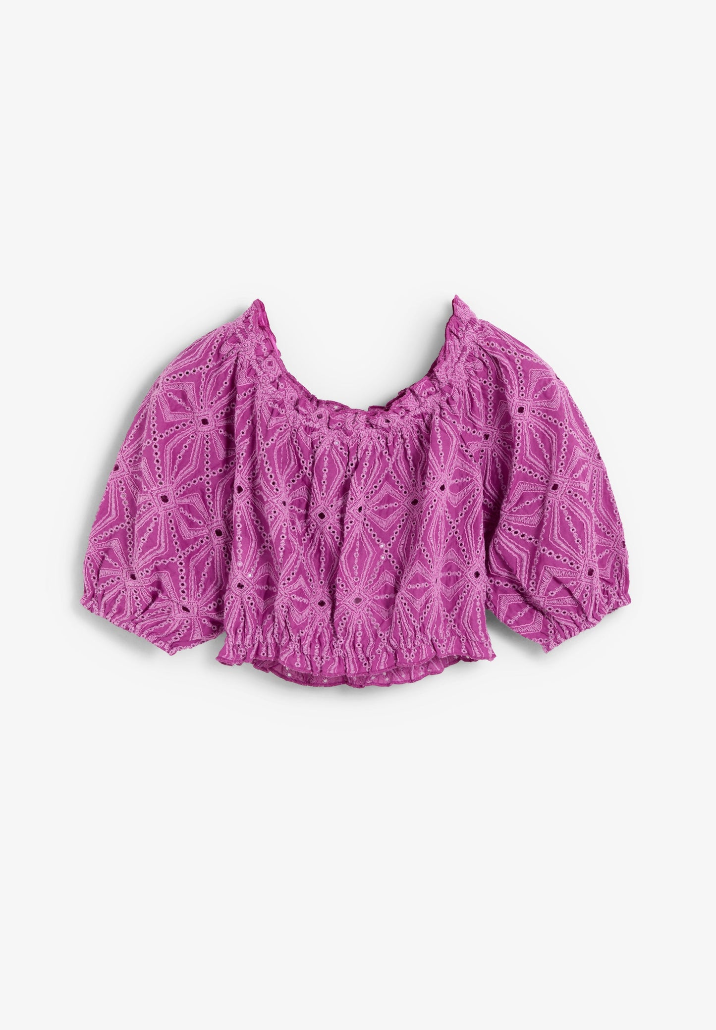OPENWORK BOAT NECK TOP
