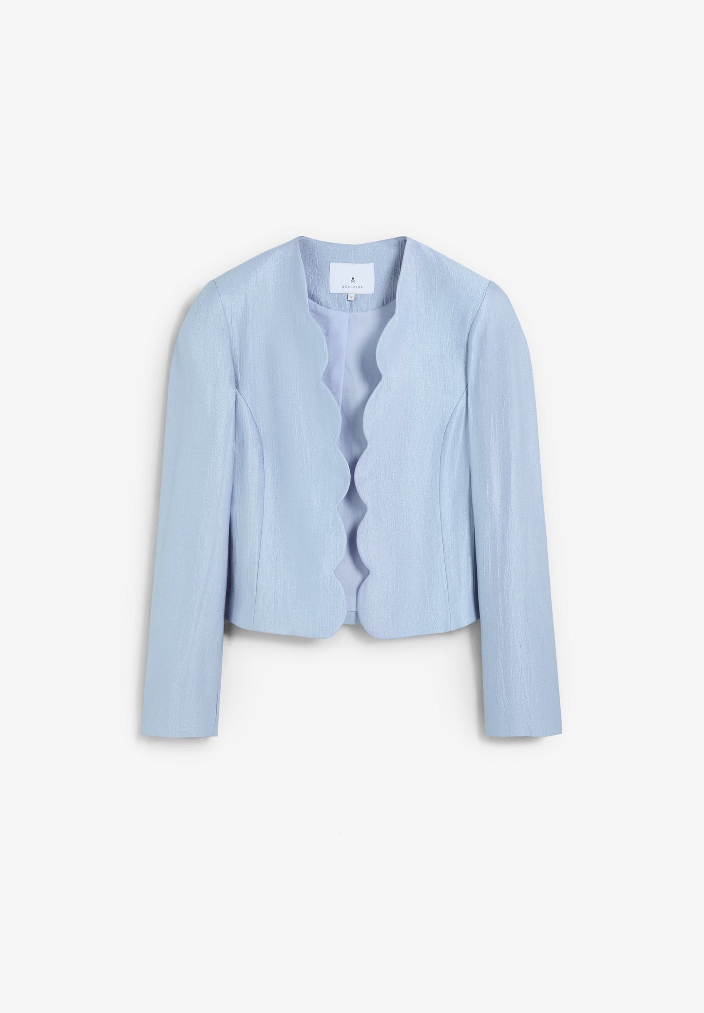 CROPPED JACQUARD BLAZER