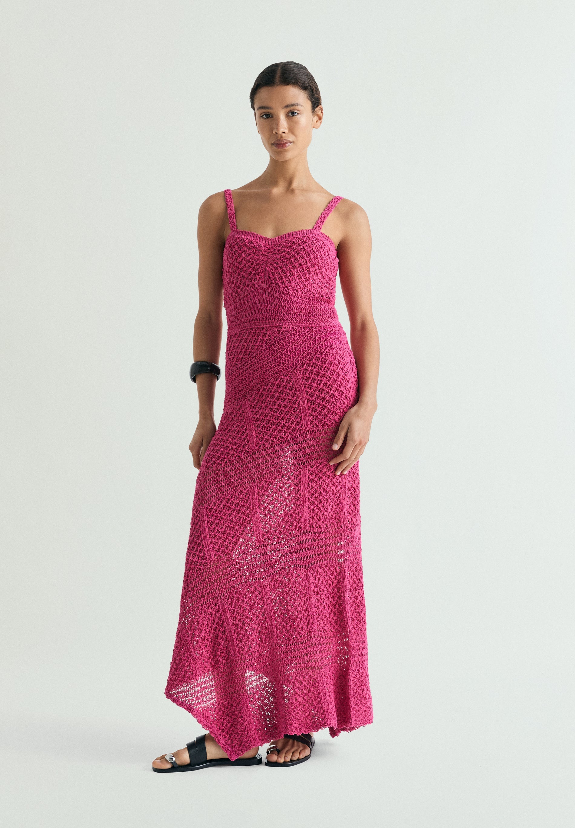 MIDI CROCHET DRESS