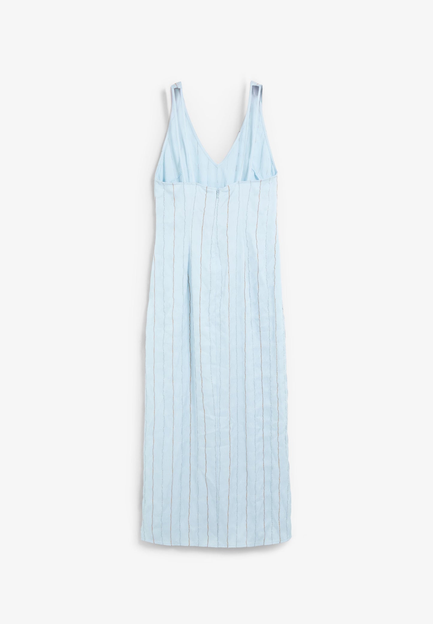 TEXTURED MIDI DRESS