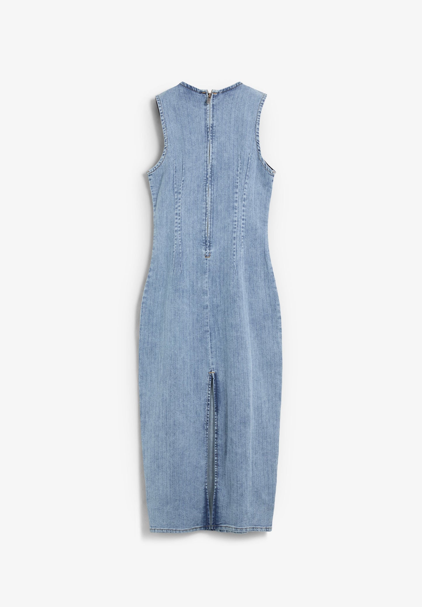DENIM MIDI DRESS