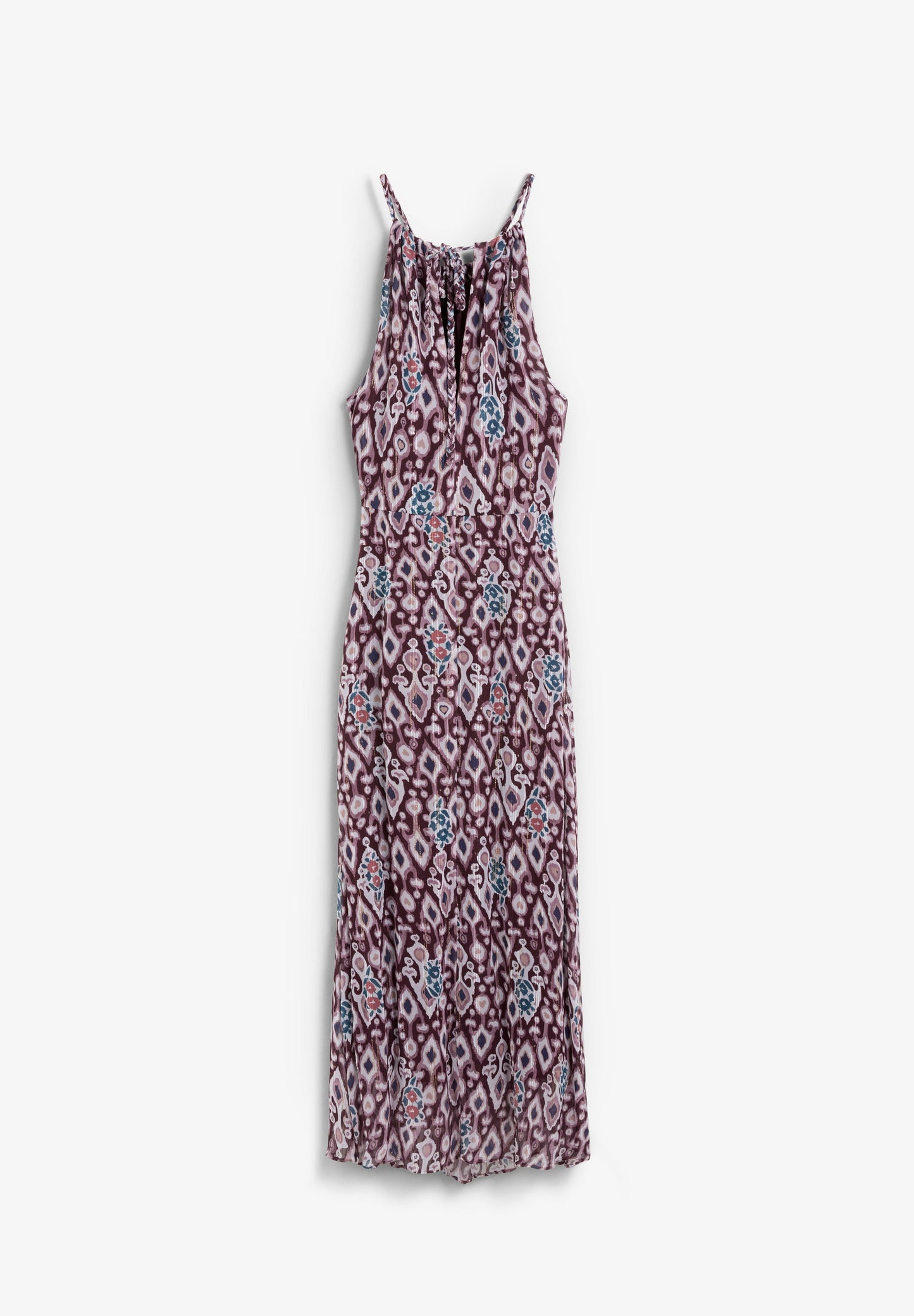 PRINTED MIDI DRESS