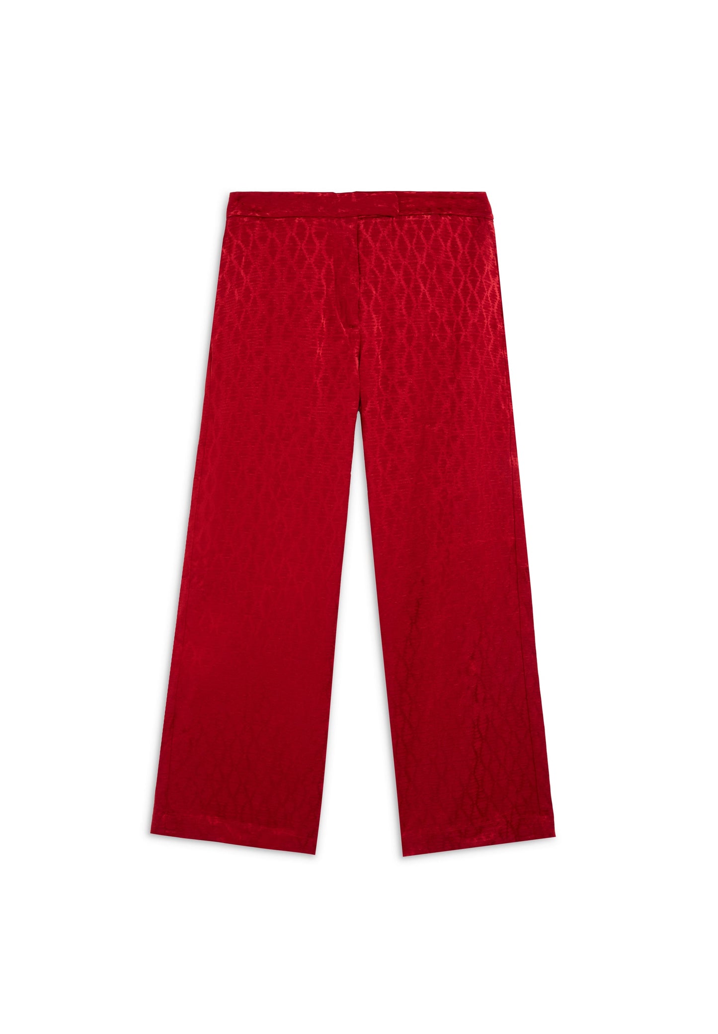 FLARED JACQUARD CULOTTES