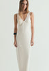 LINEN MIDI DRESS