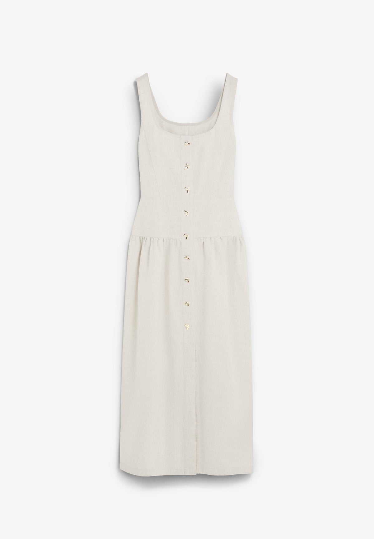 DENIM DRESS WITH BUTTONS