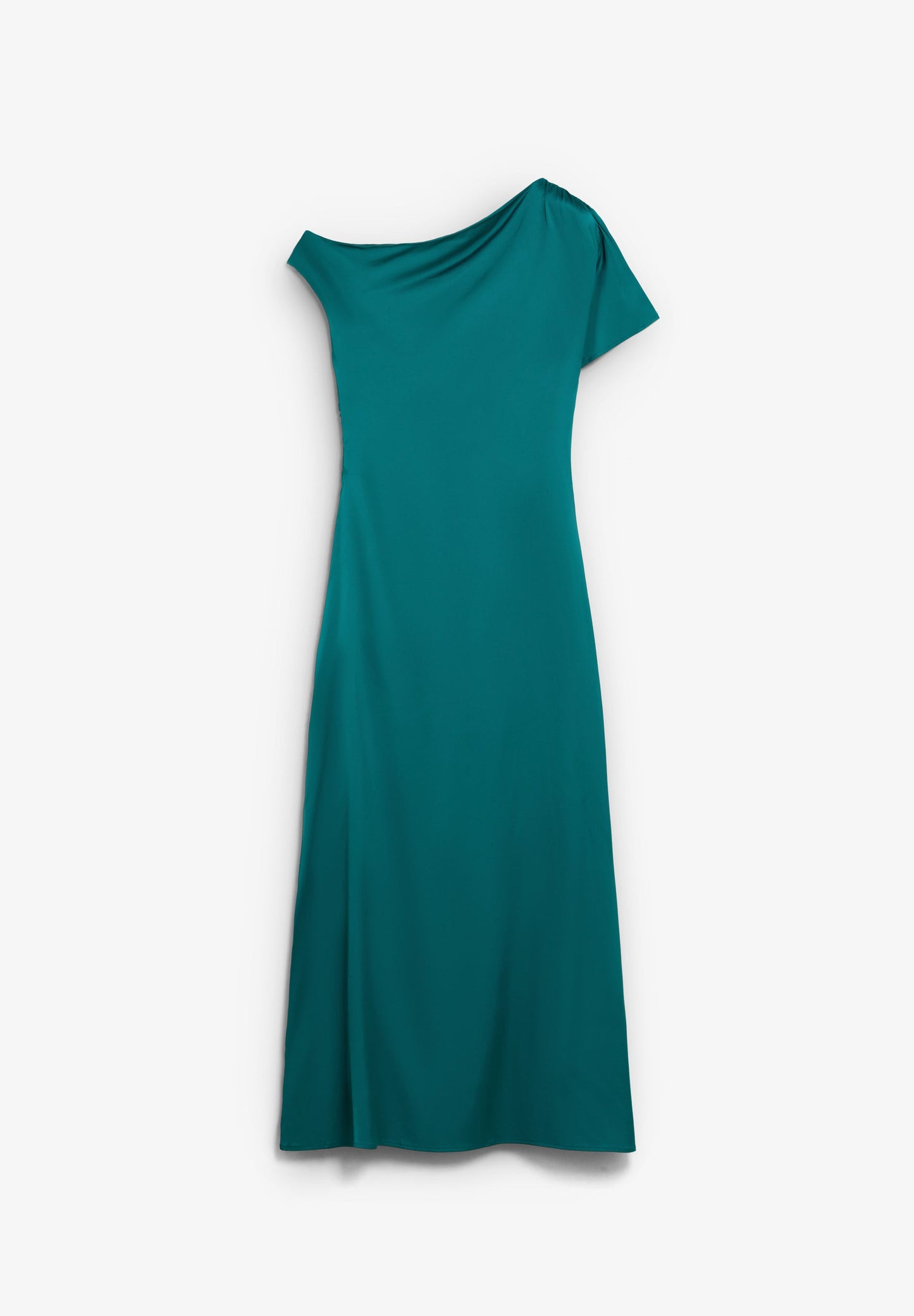 SATIN ASYMMETRIC DRESS