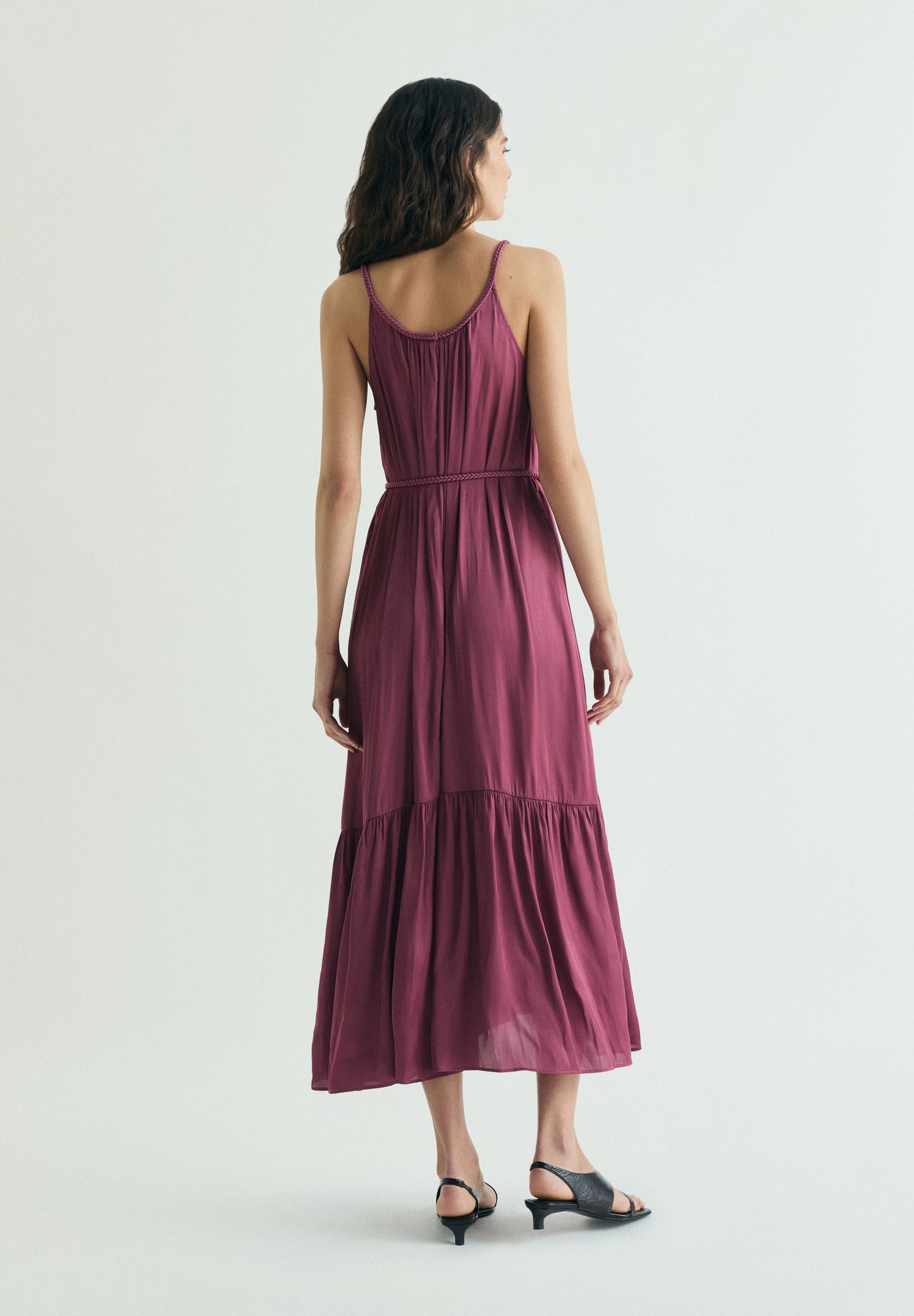BRAIDED WAIST DRESS