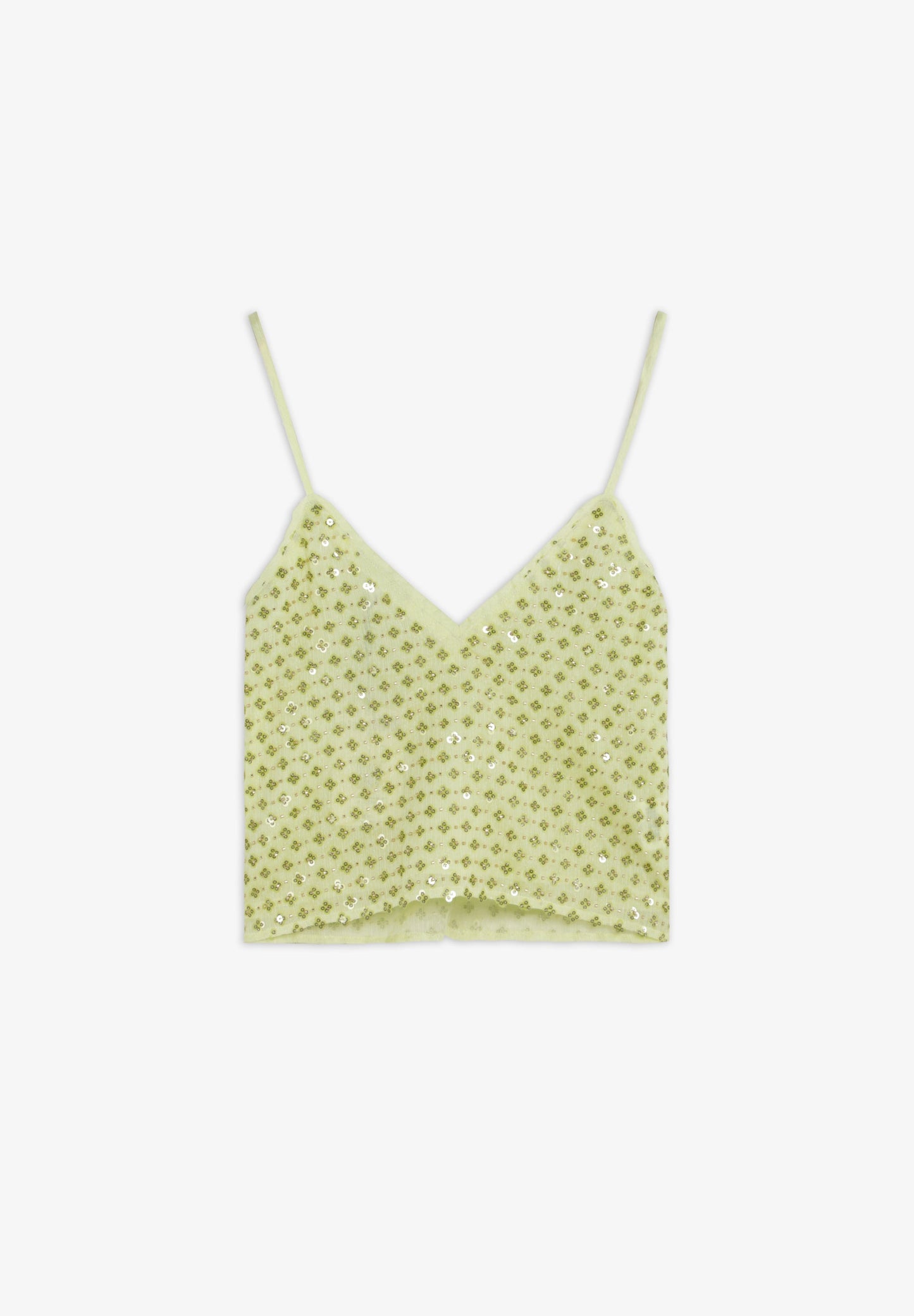 EMBROIDERED STRAPPY TOP