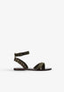 FLAT CRISS-CROSS SANDALS