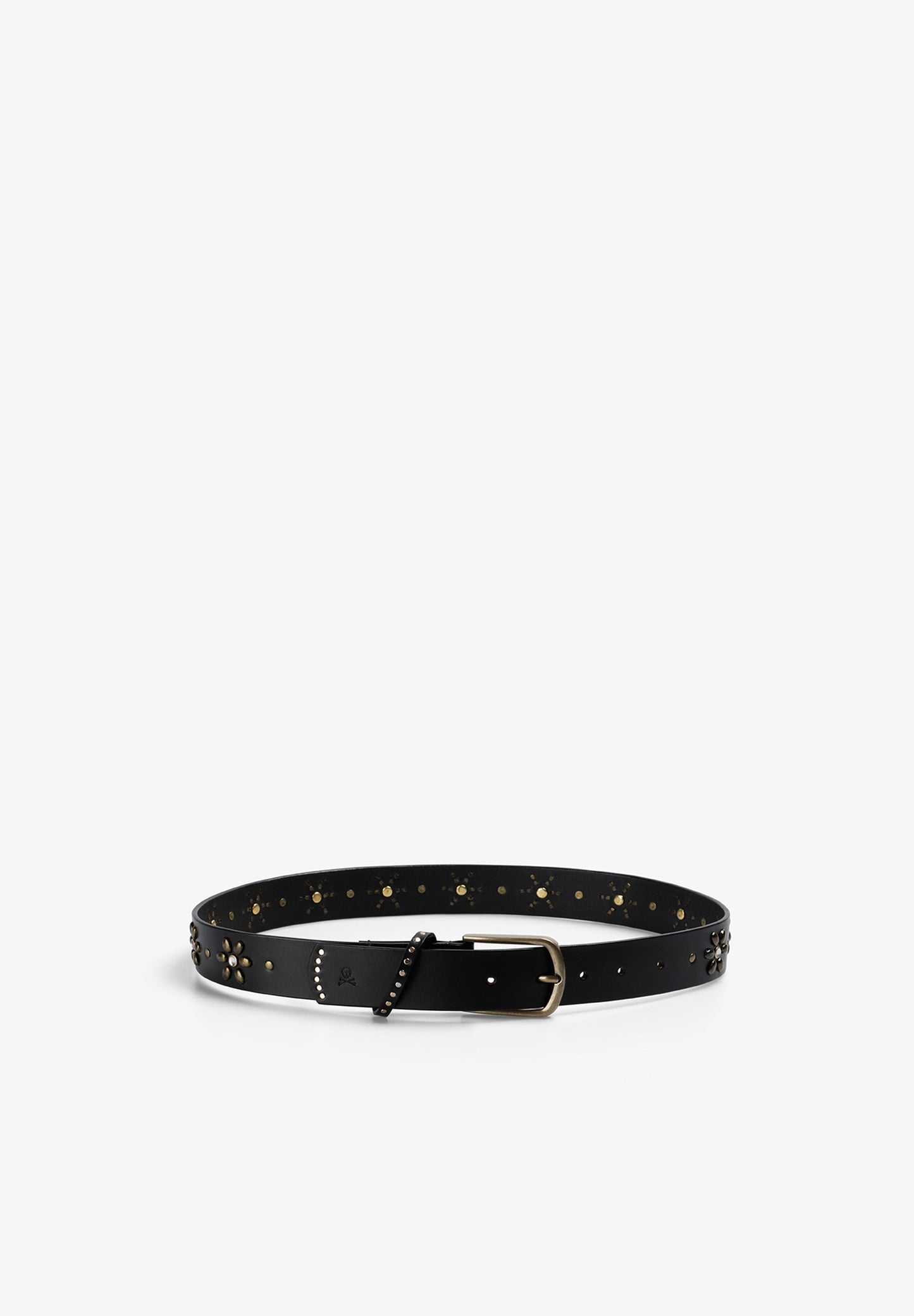 LEATHER BELT WITH STUDS