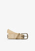 LEATHER BELT WITH STUDS